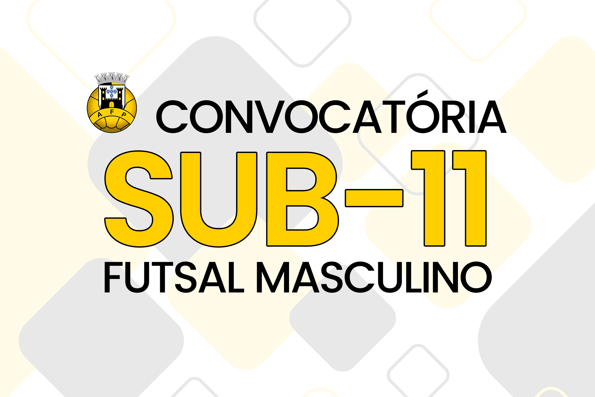 Seleção Distrital Sub-11 - Futsal Masculino - 2º Treino